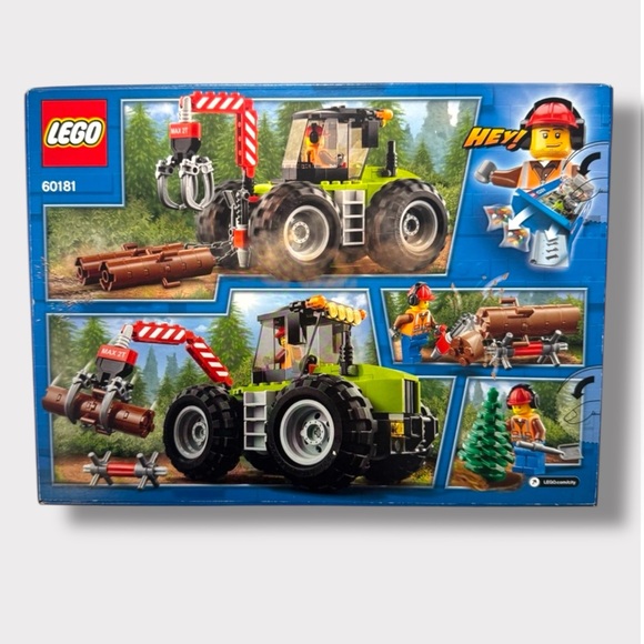 New LEGO City Forest Tractor, 174 pieces (#60181) (retired set) - Picture 2 of 3